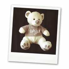 Ours blanc-peluche