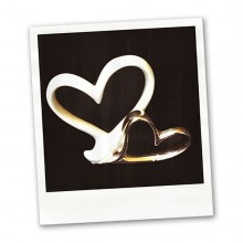 Double coeur-cadeau