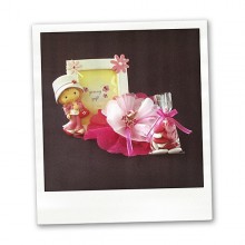 Fillette cadre photo